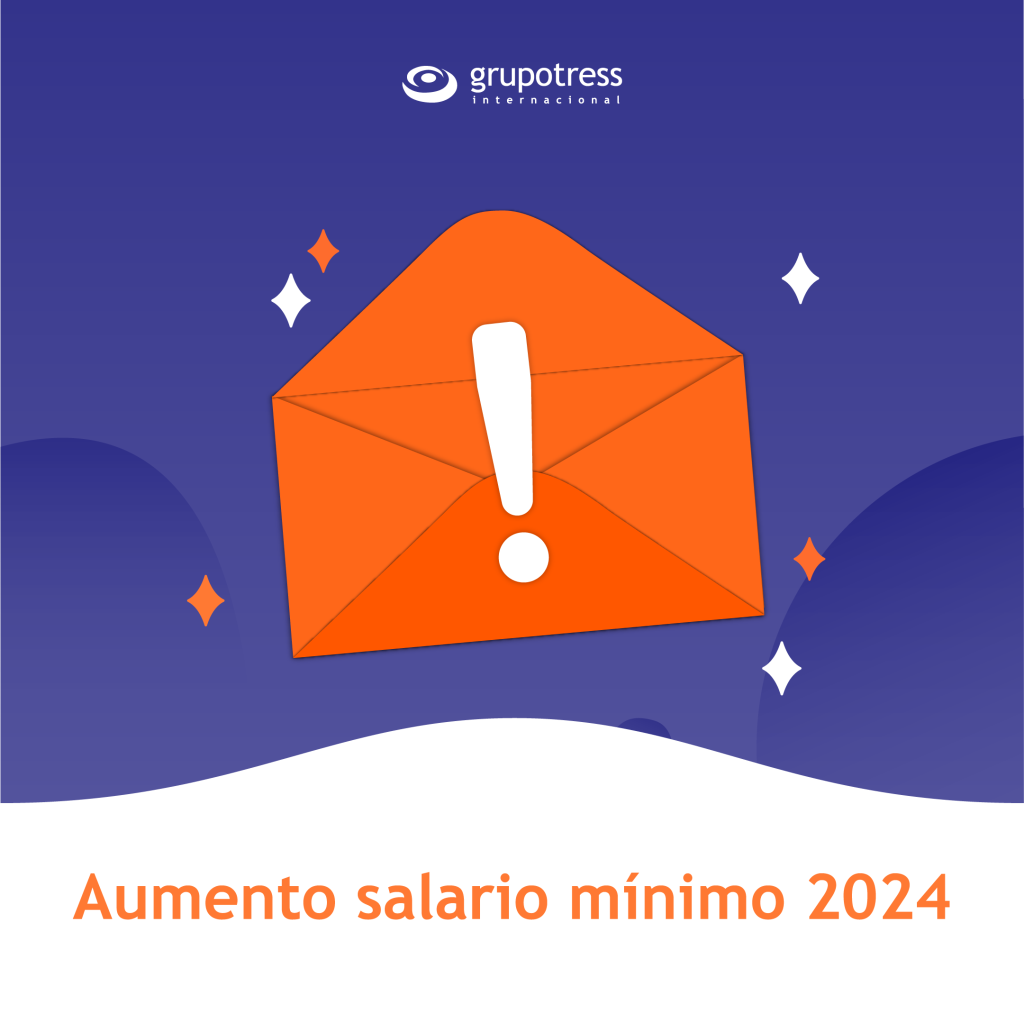 Comunicado de aumento a salario mínimo 2024