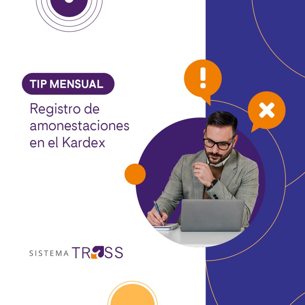 Registra y gestiona amonestaciones en el Kardex de empleados con Sistema TRESS. Mantén un historial claro para una mejor toma de decisiones.